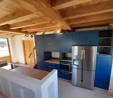 pose de cuisines Ploëzal-4